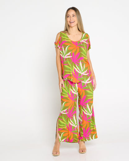 Solana Top - Neon Tropical