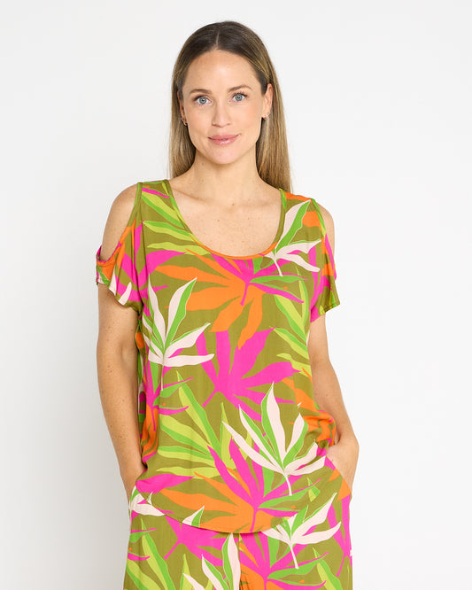 Solana Top - Neon Tropical