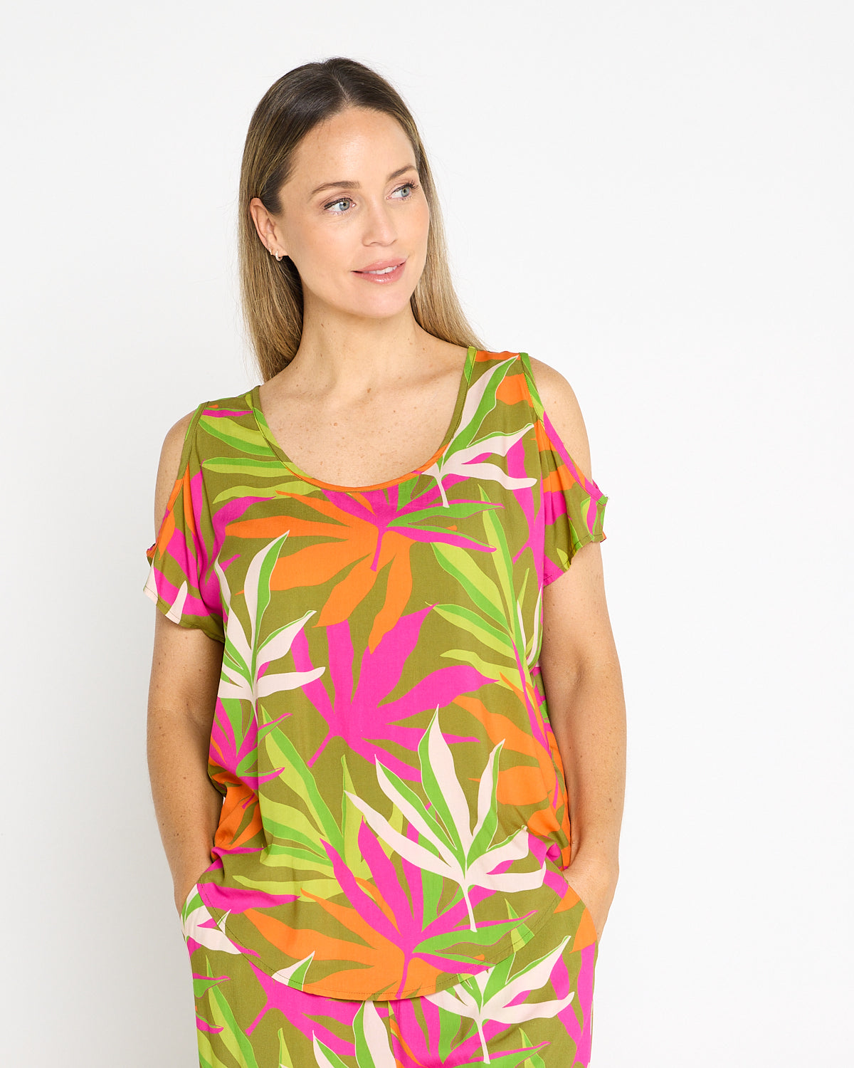 Solana Top - Neon Tropical
