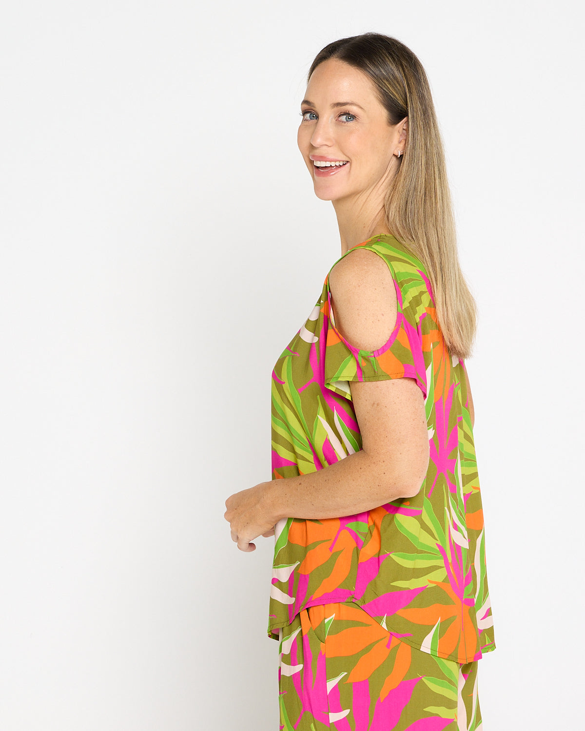 Solana Top - Neon Tropical