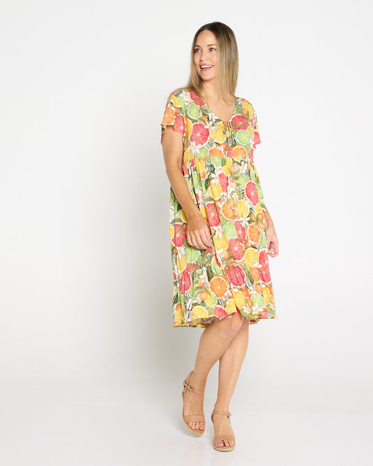 Summer Sun Dress - Citrus