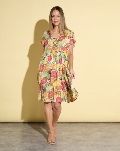 Summer Sun Dress - Citrus