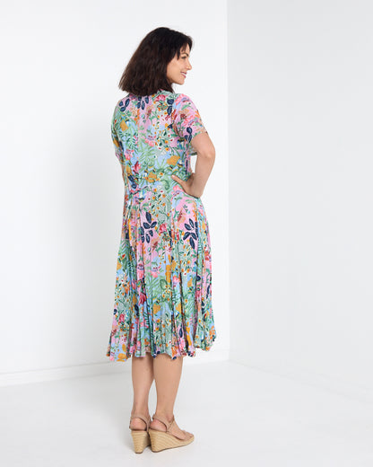 Halstead Godet Swing Dress - Sur Mer