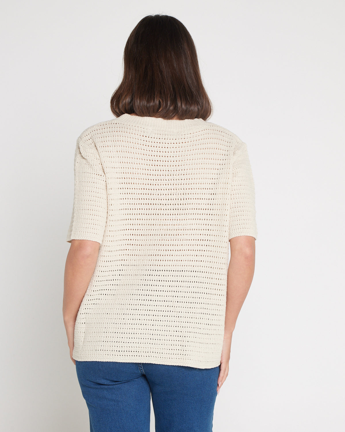 Sylvie Knit Tee - Canvas