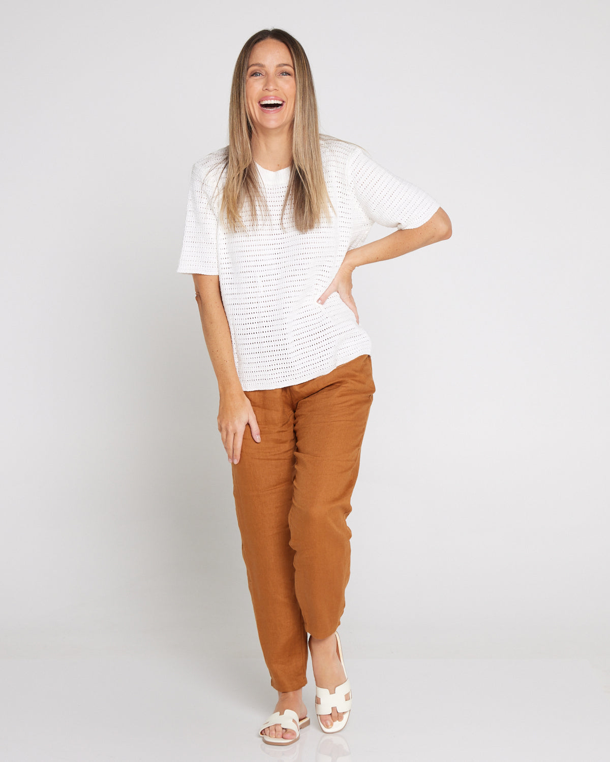 Sylvie Knit Tee - Lotus