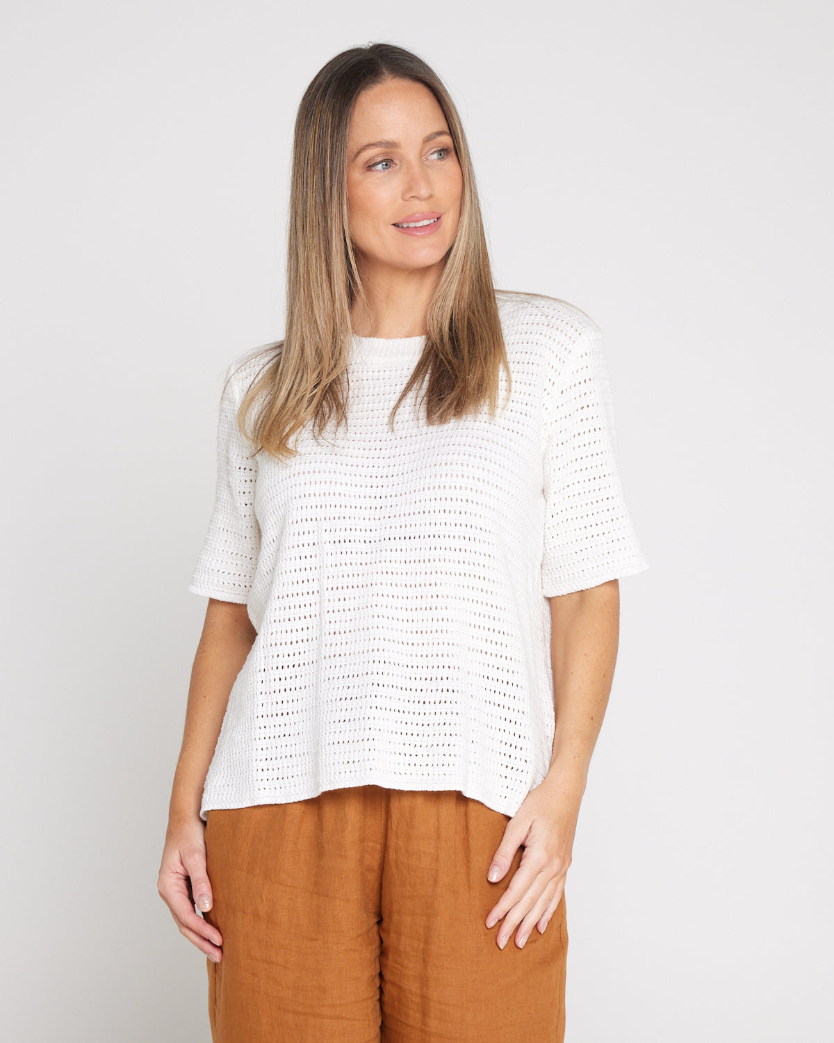 Sylvie Knit Tee - Lotus