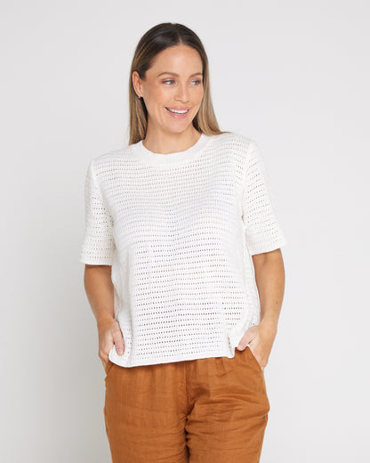 Sylvie Knit Tee - Lotus