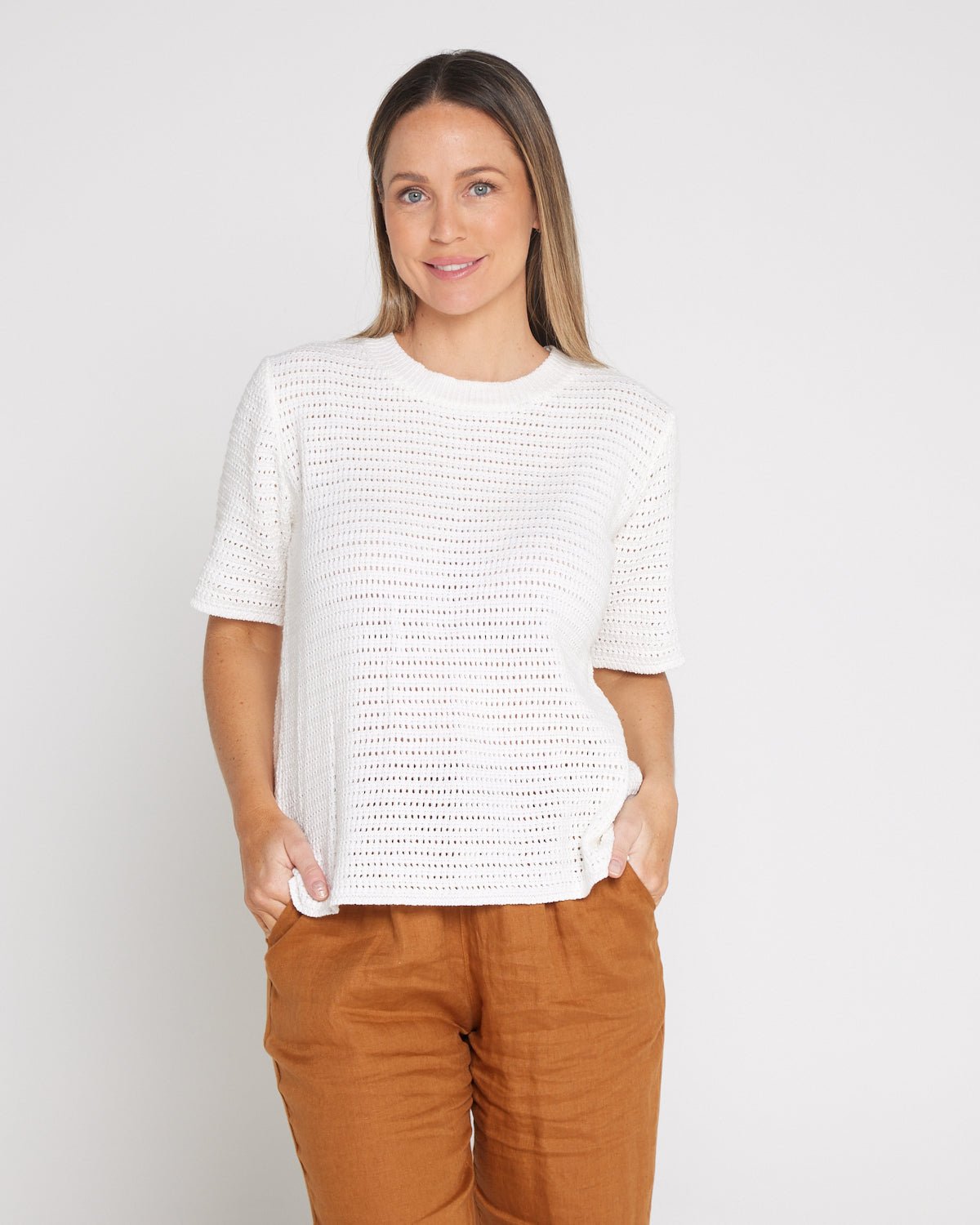 Sylvie Knit Tee - Lotus