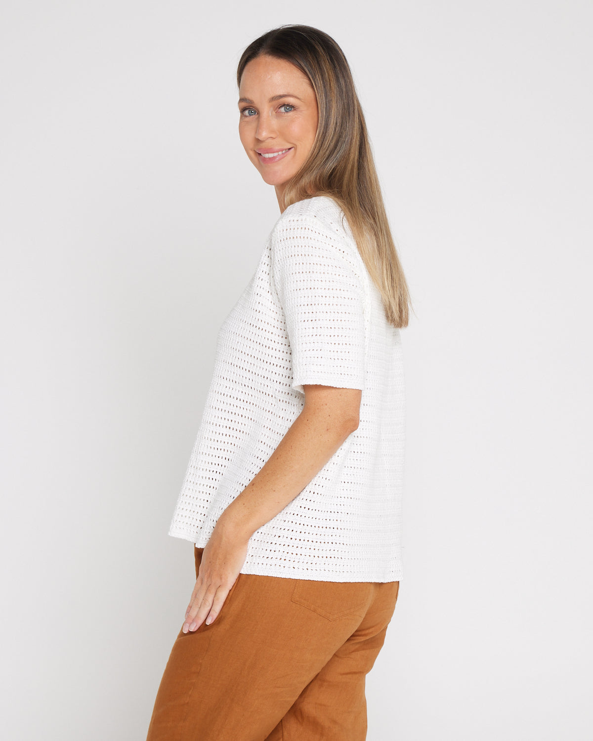Sylvie Knit Tee - Lotus