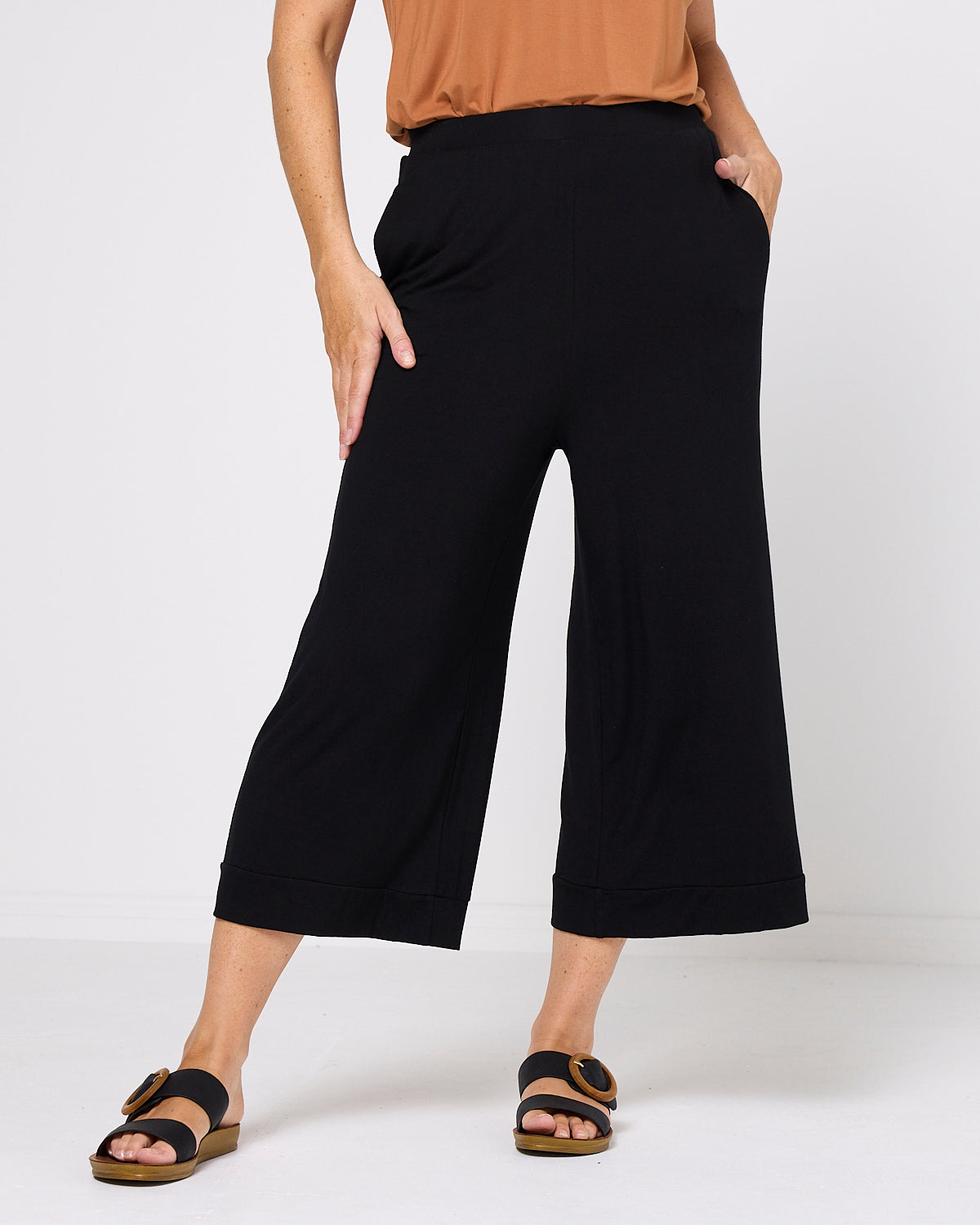 Bamboo Culottes - Black