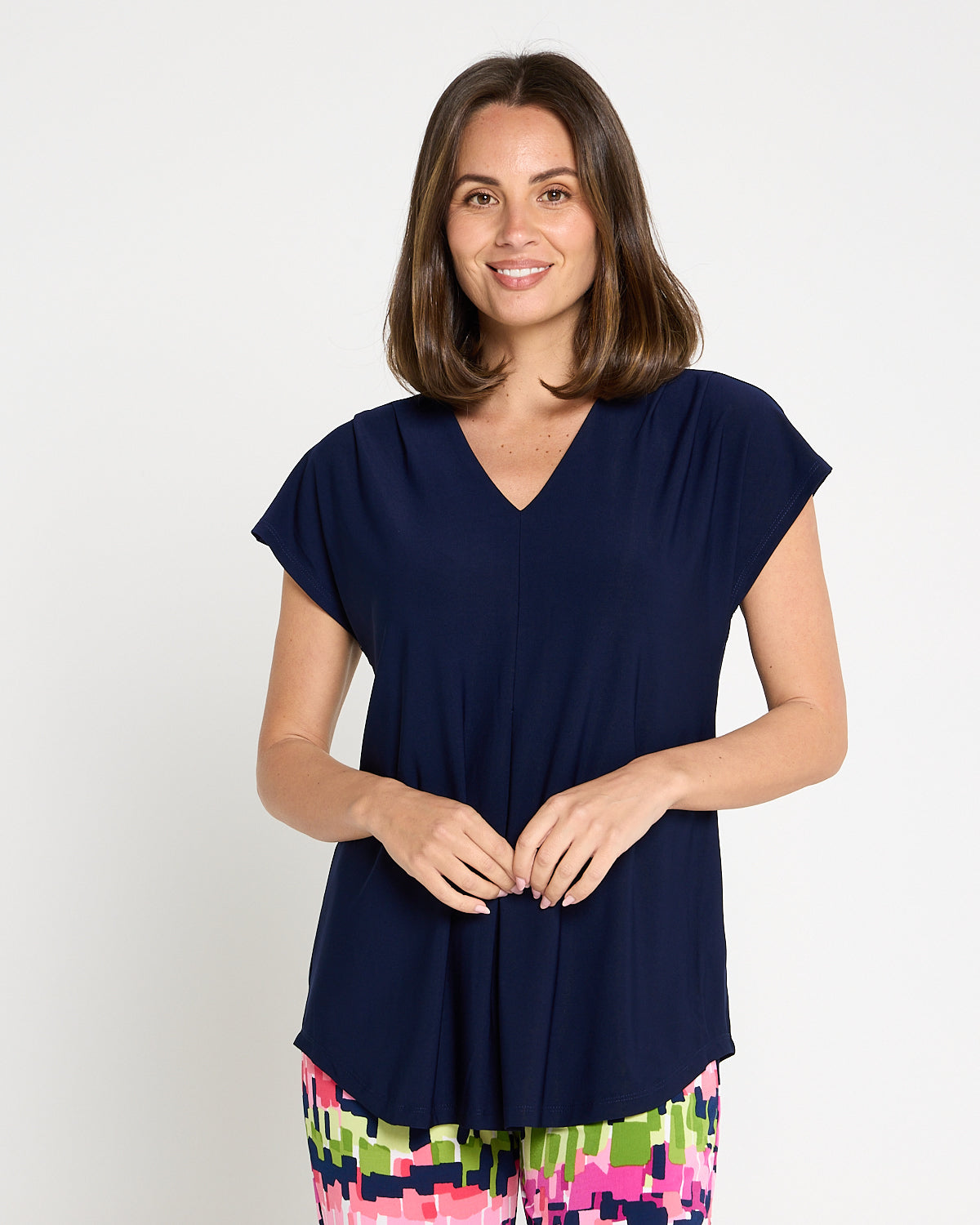 Ashlyn Top - Navy