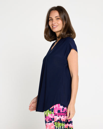 Ashlyn Top - Navy