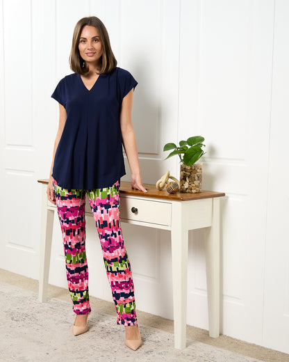 Ashlyn Top - Navy