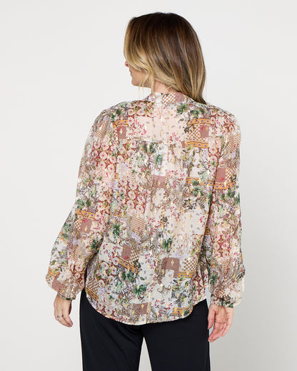 Kallista Blouse - Antique Garden