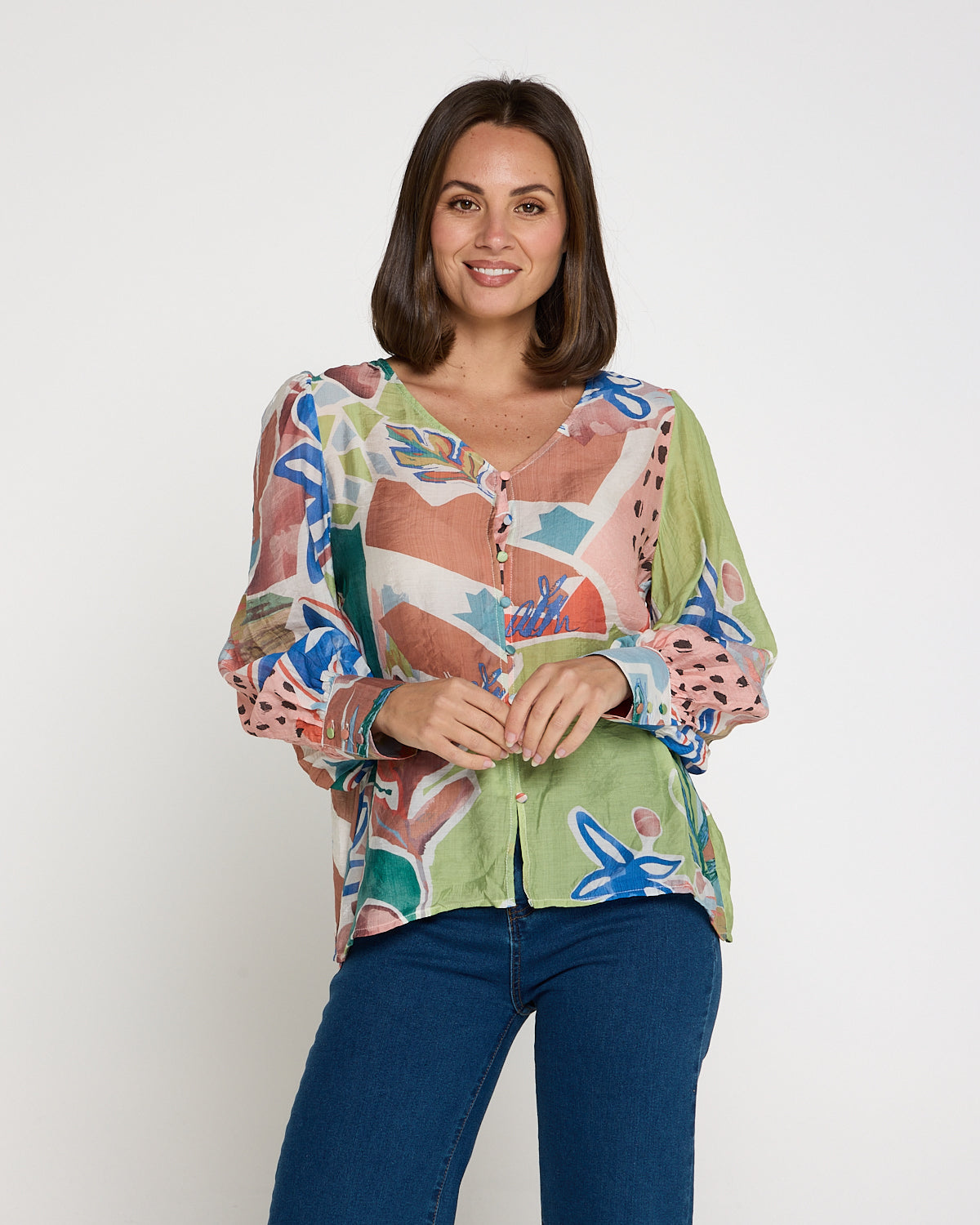 Isadora Blouse - Contemporary Art