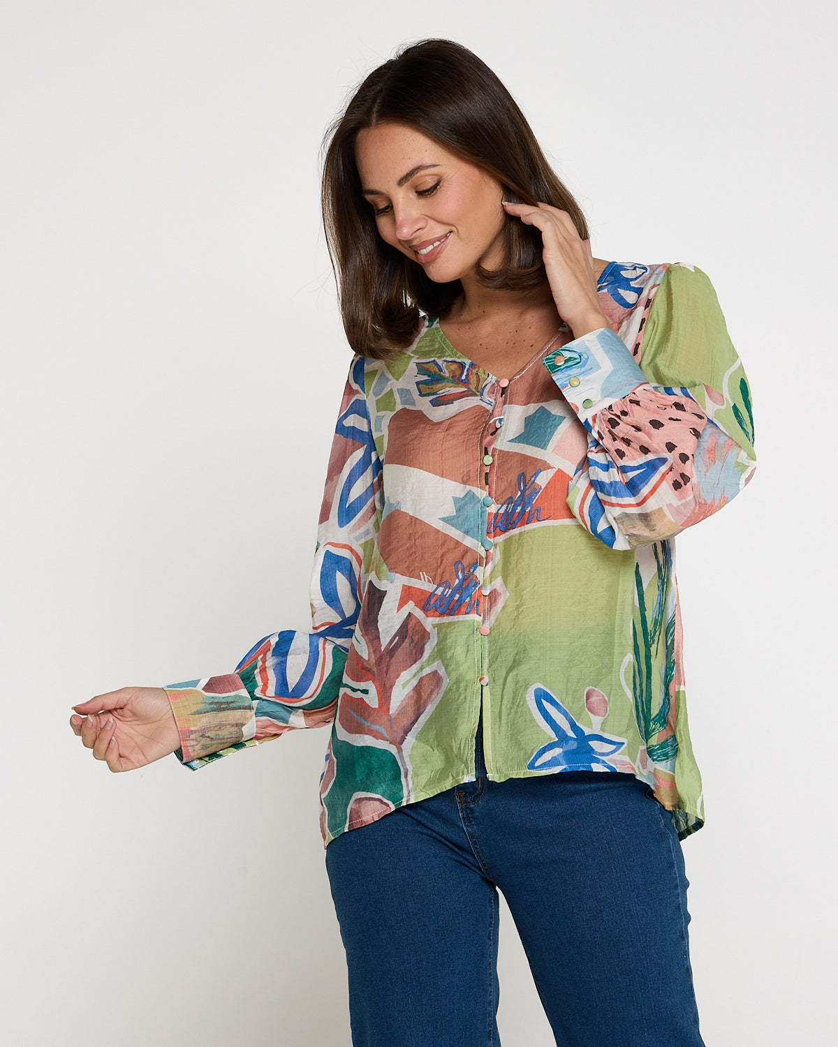 Isadora Blouse - Contemporary Art