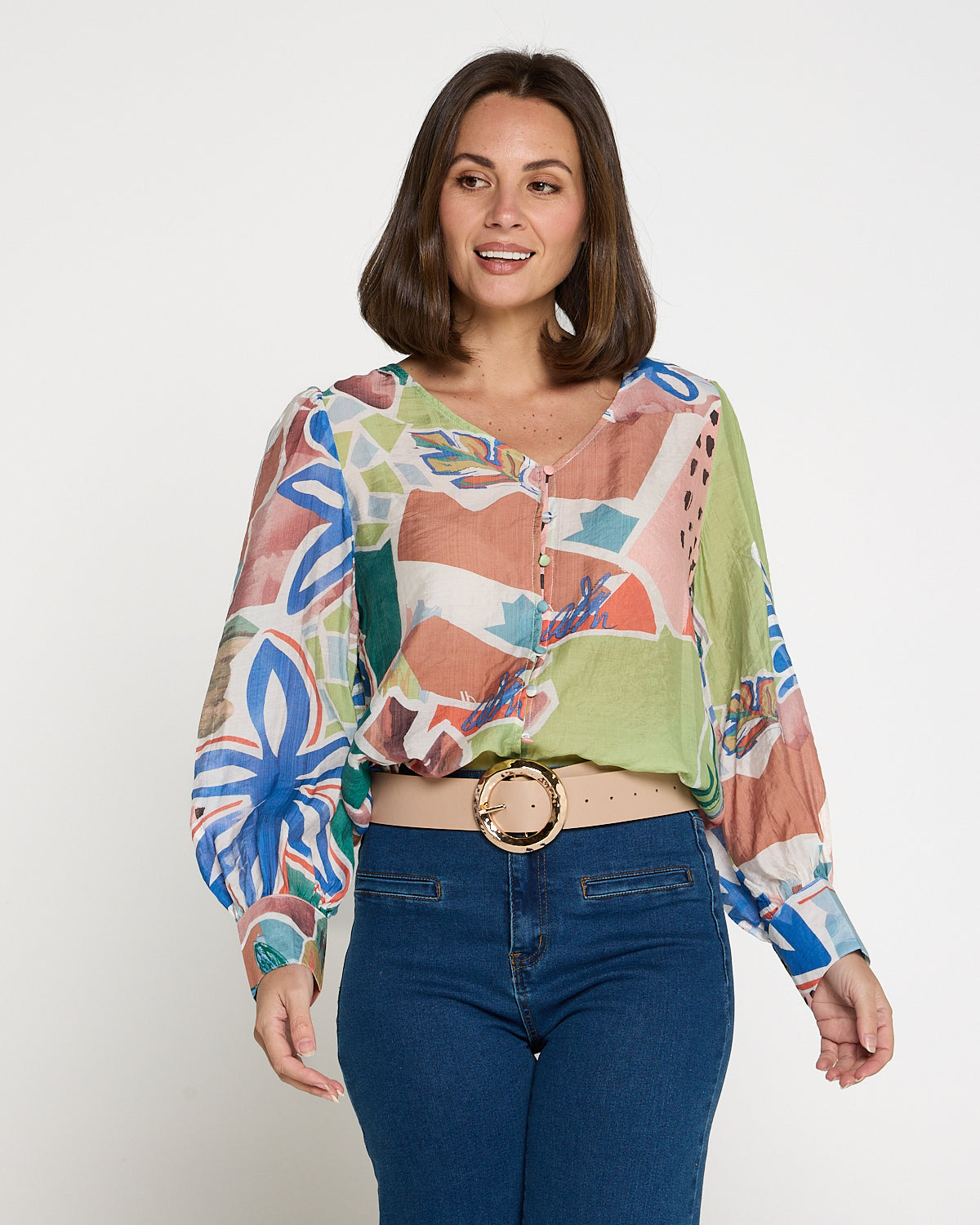 Isadora Blouse - Contemporary Art