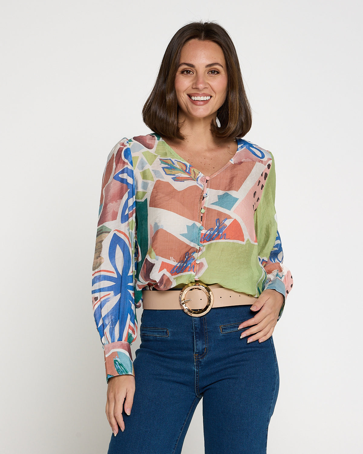 Isadora Blouse - Contemporary Art