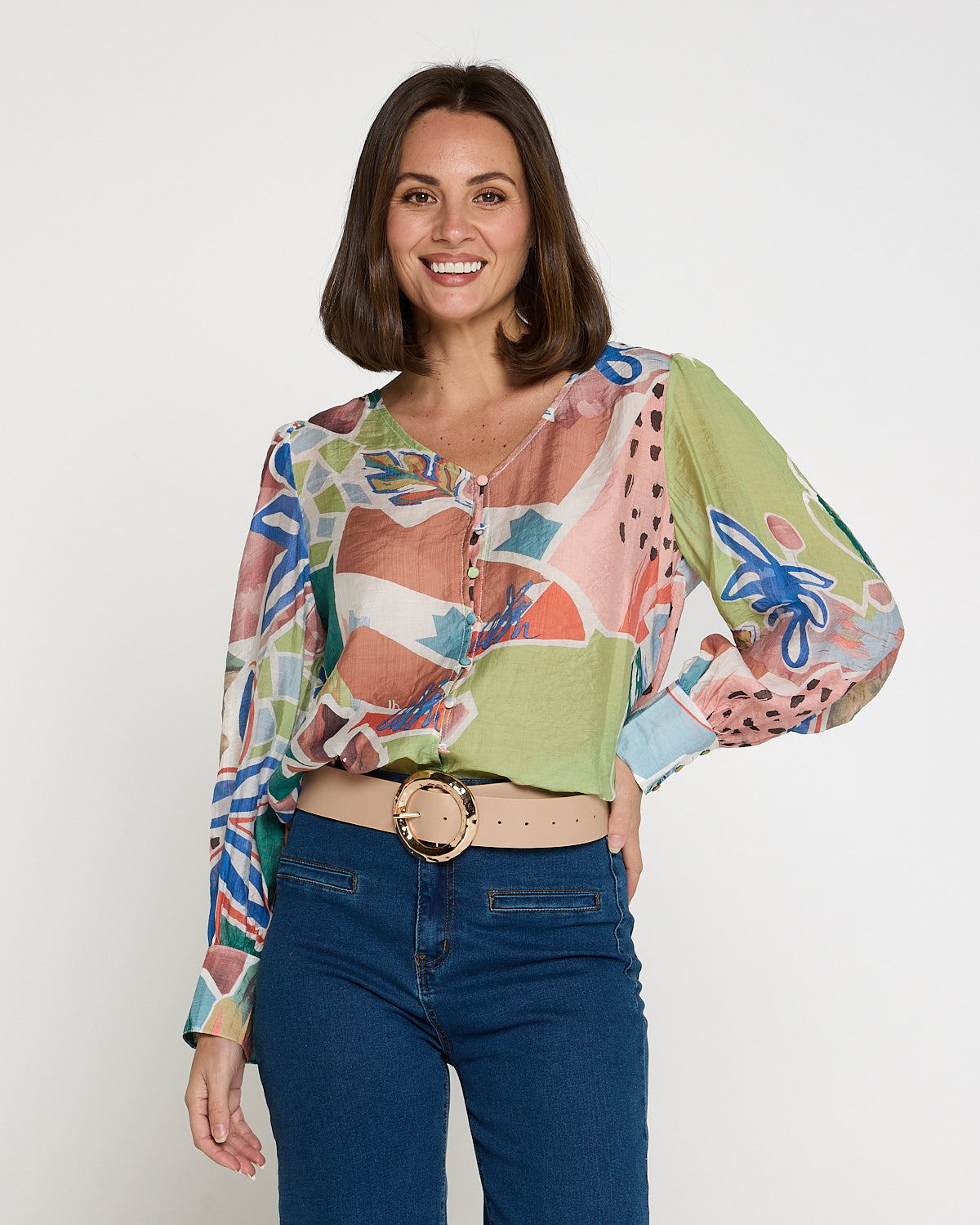 Isadora Blouse - Contemporary Art
