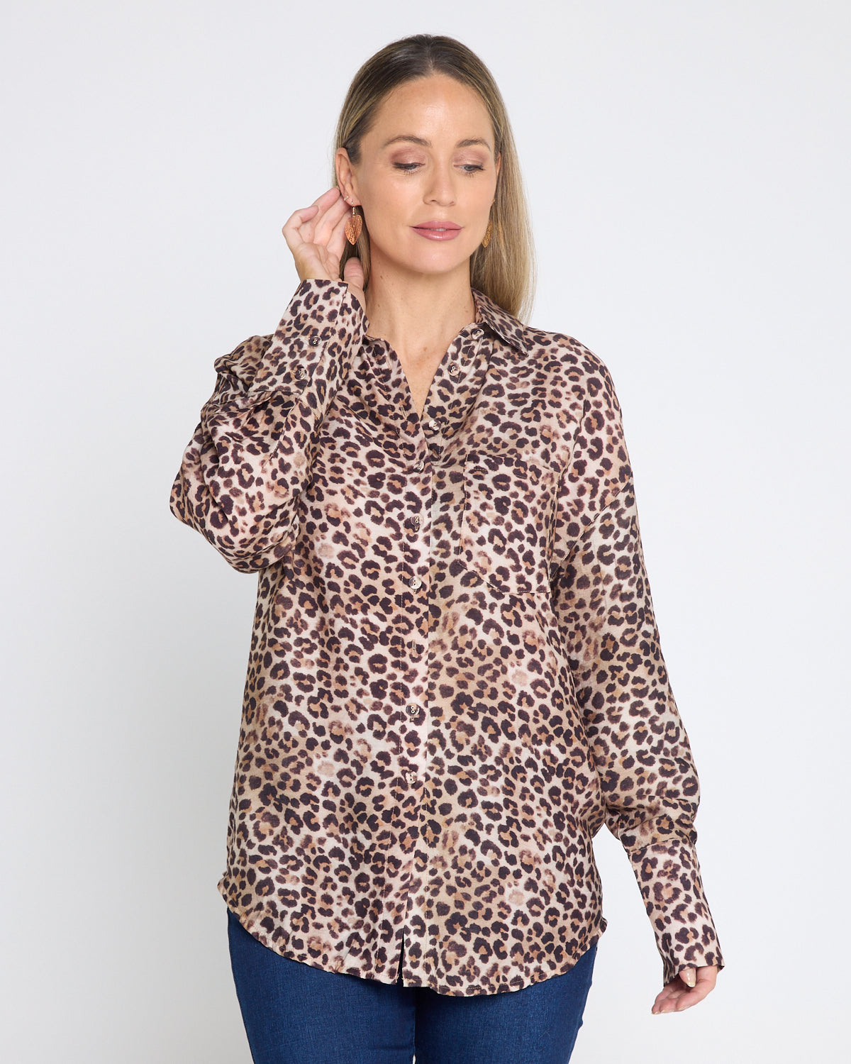 Alani Shirt - Leopard Print