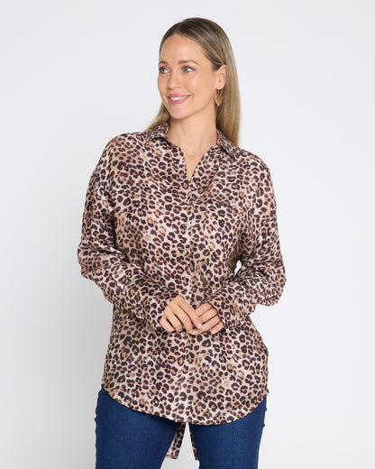 Alani Shirt - Leopard Print