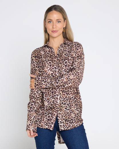 Alani Shirt - Leopard Print