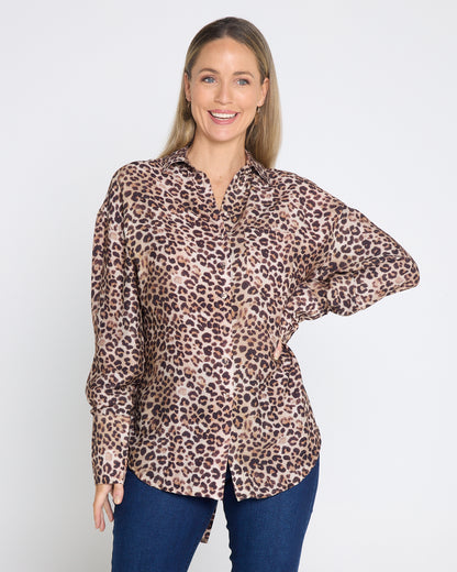 Alani Shirt - Leopard Print