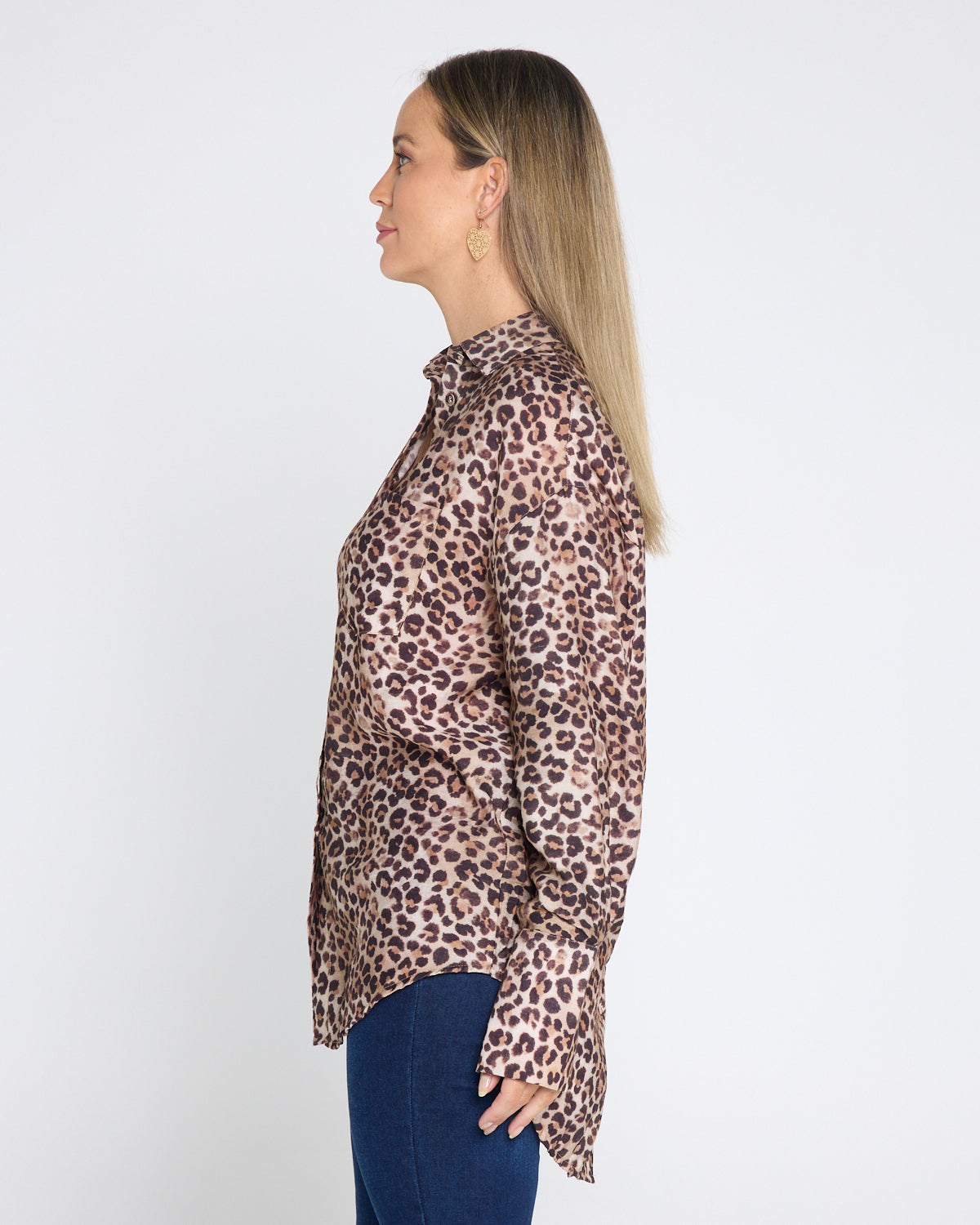 Alani Shirt - Leopard Print