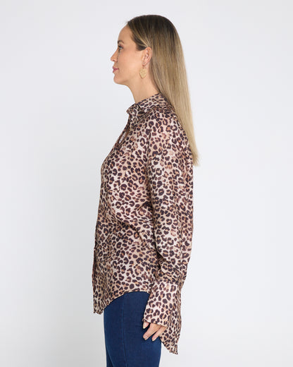 Alani Shirt - Leopard Print