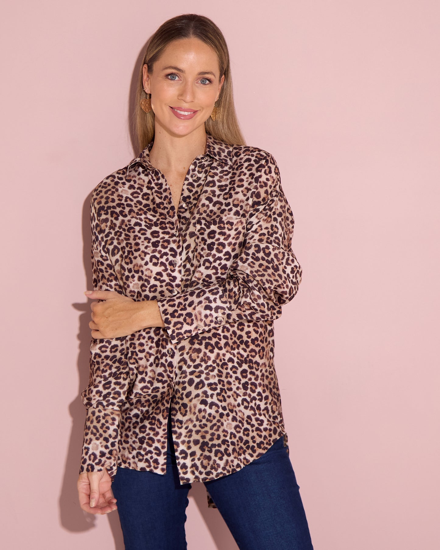 Alani Shirt - Leopard Print