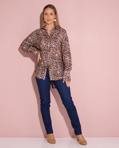 Alani Shirt - Leopard Print