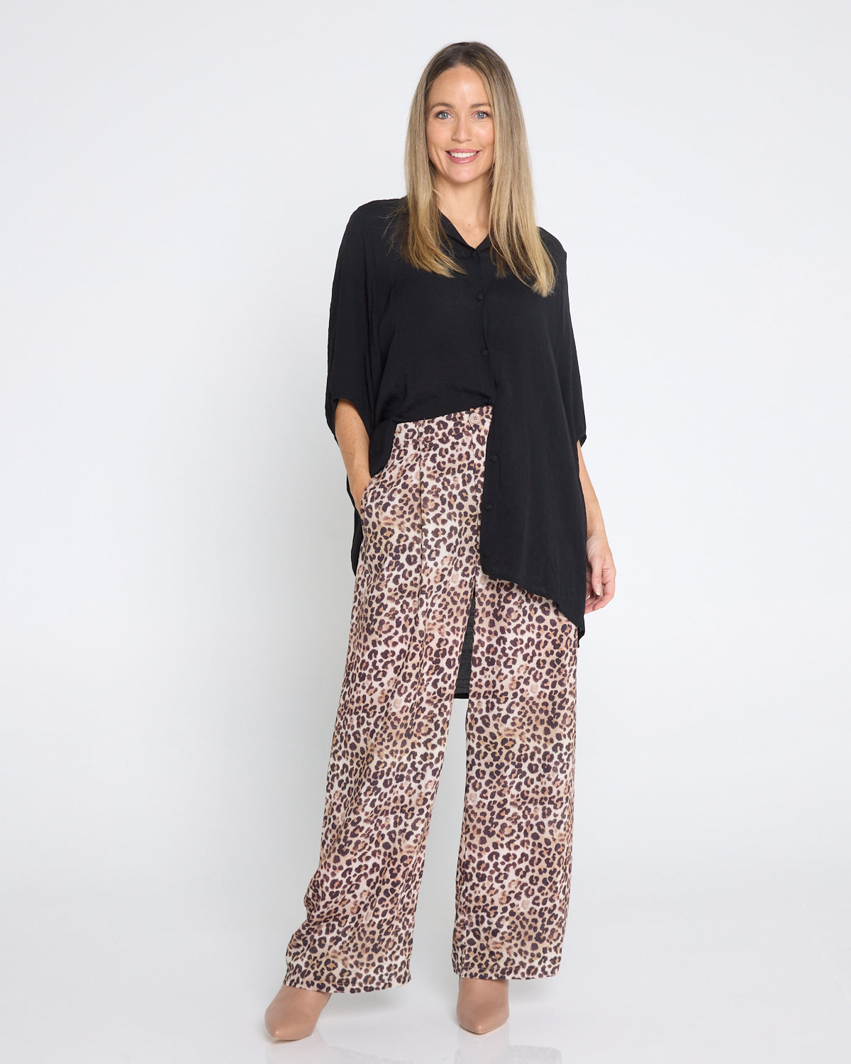 Zuri Pants - Leopard Print