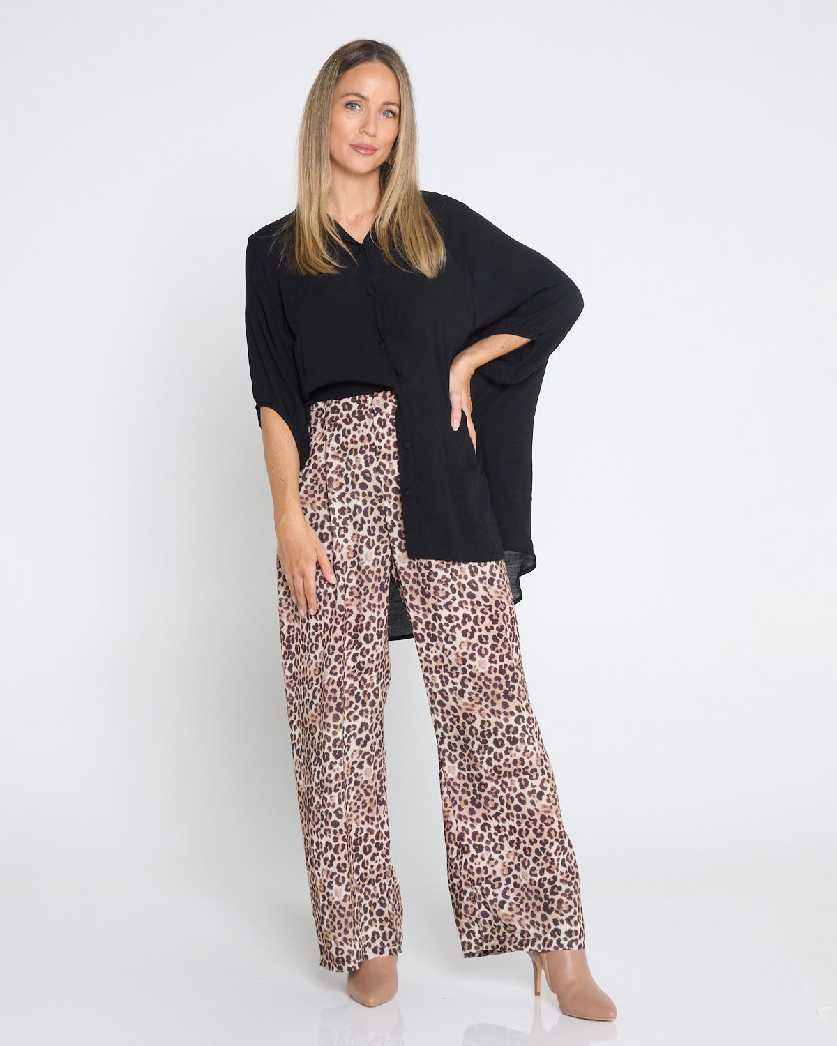 Zuri Pants - Leopard Print