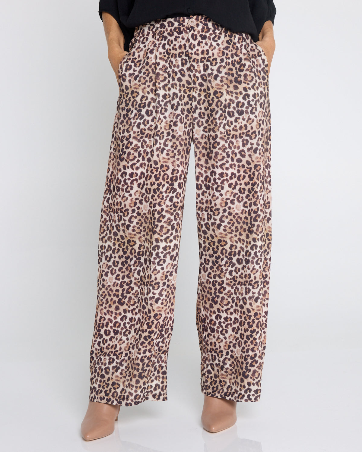 Zuri Pants - Leopard Print
