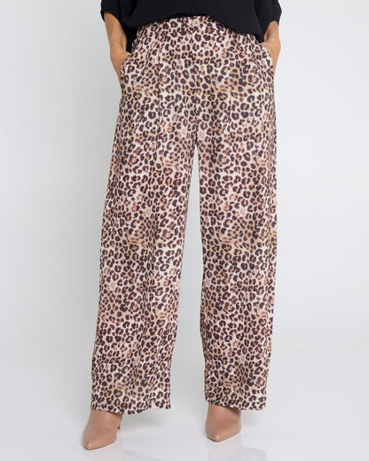 Zuri Pants - Leopard Print