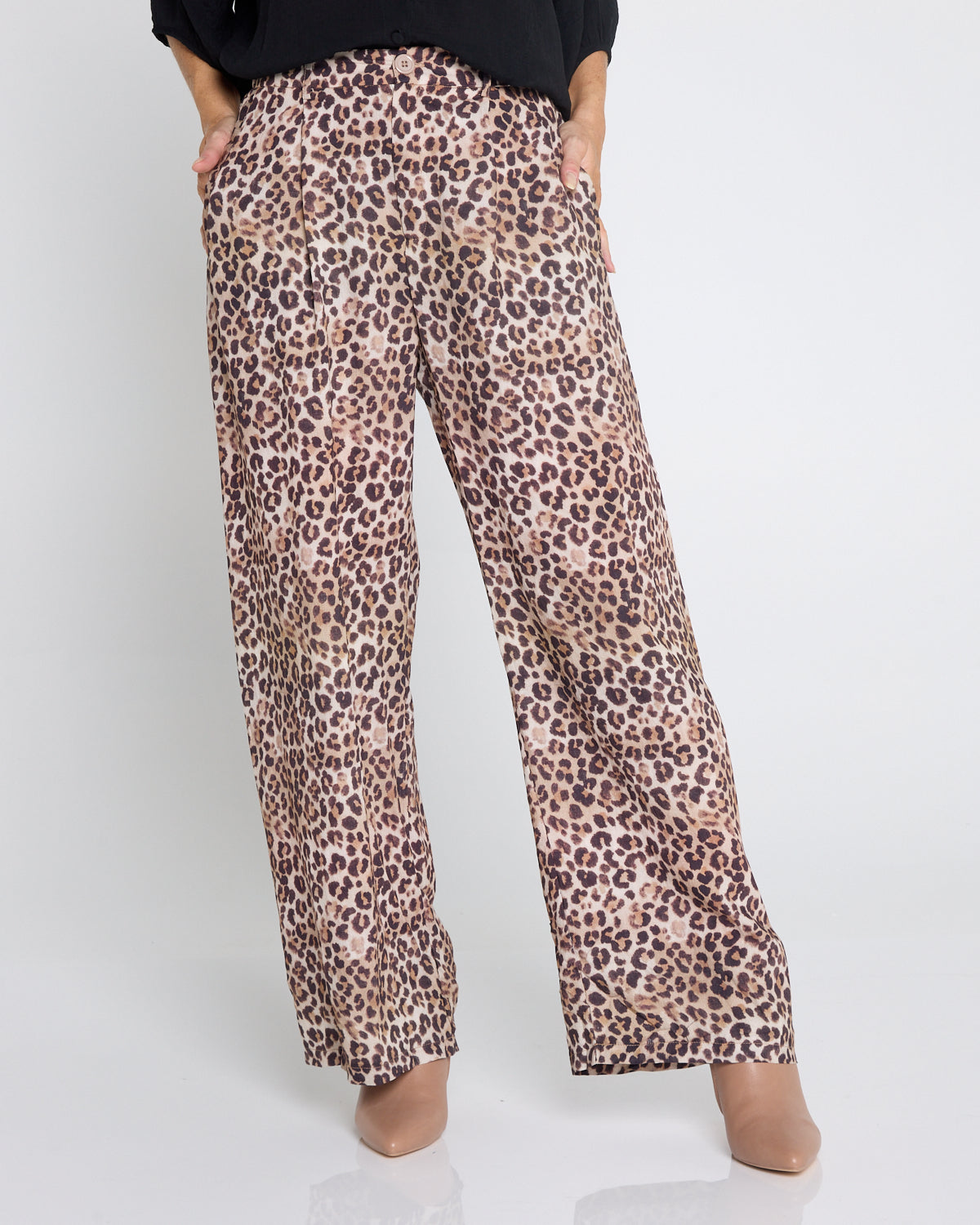 Zuri Pants - Leopard Print