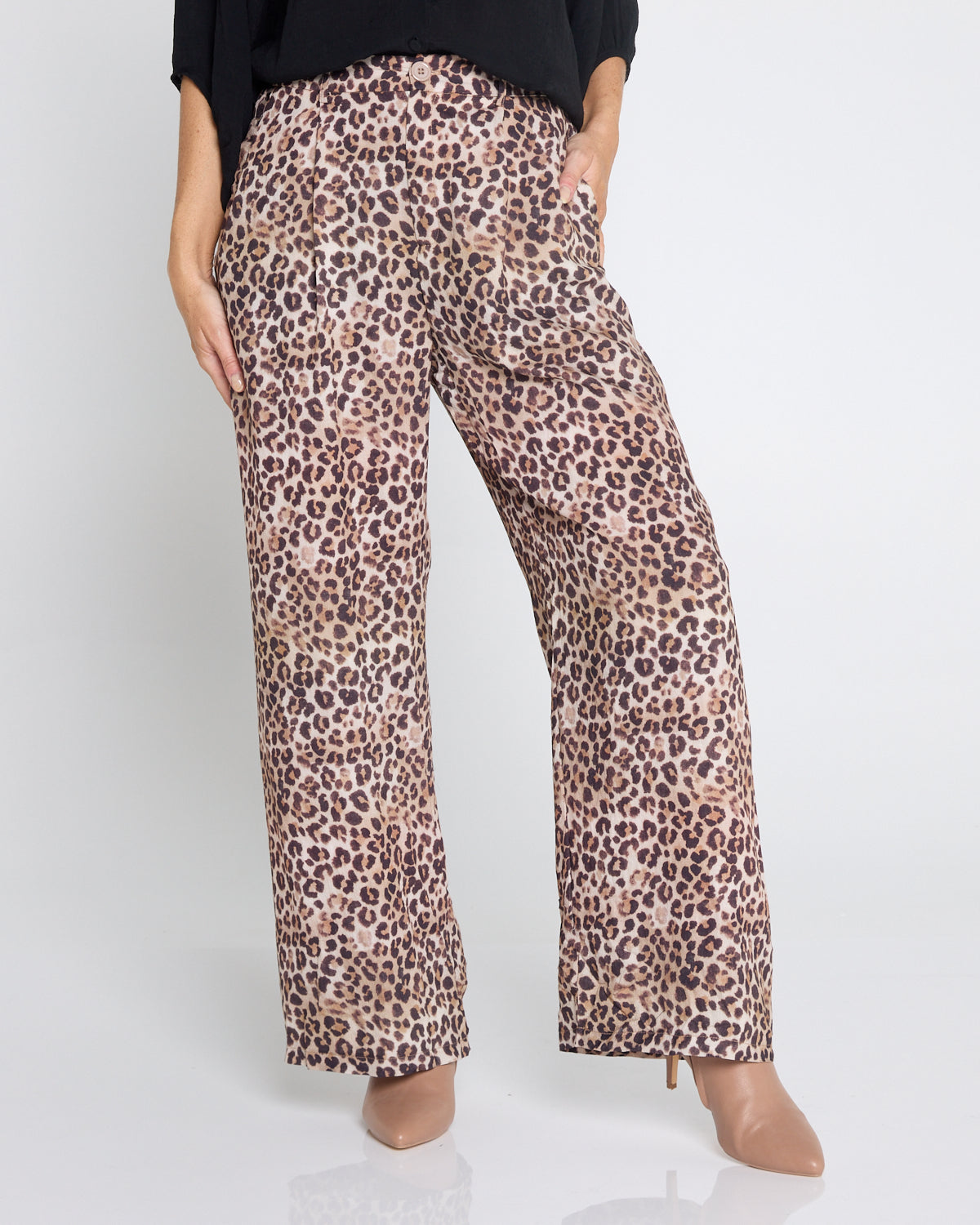 Zuri Pants - Leopard Print