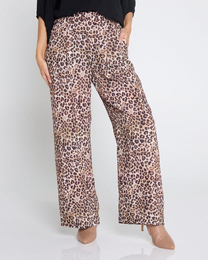 Zuri Pants - Leopard Print