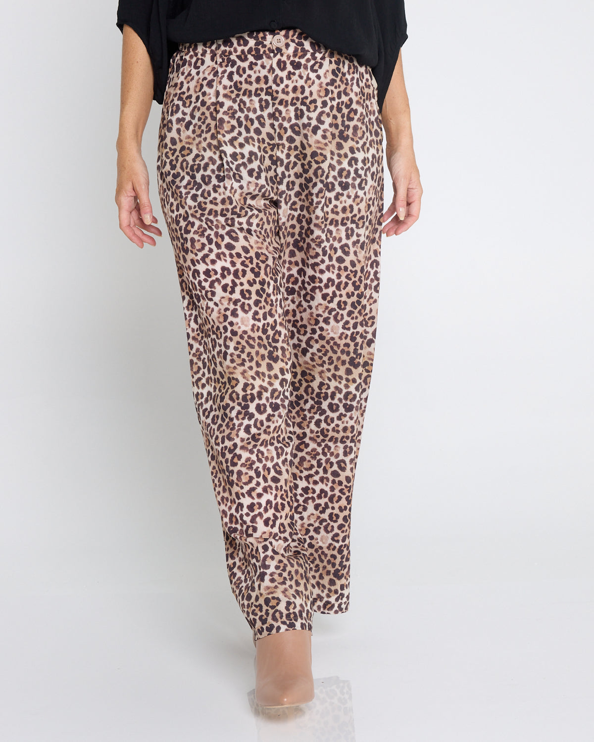 Zuri Pants - Leopard Print