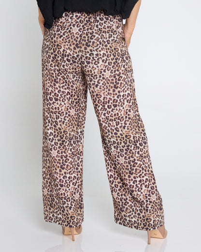 Zuri Pants - Leopard Print