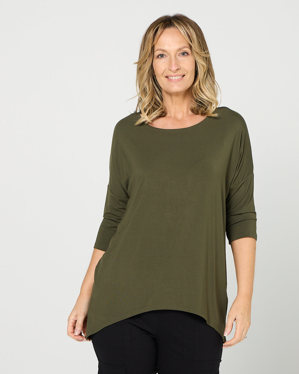 Irena Bamboo Top - Khaki