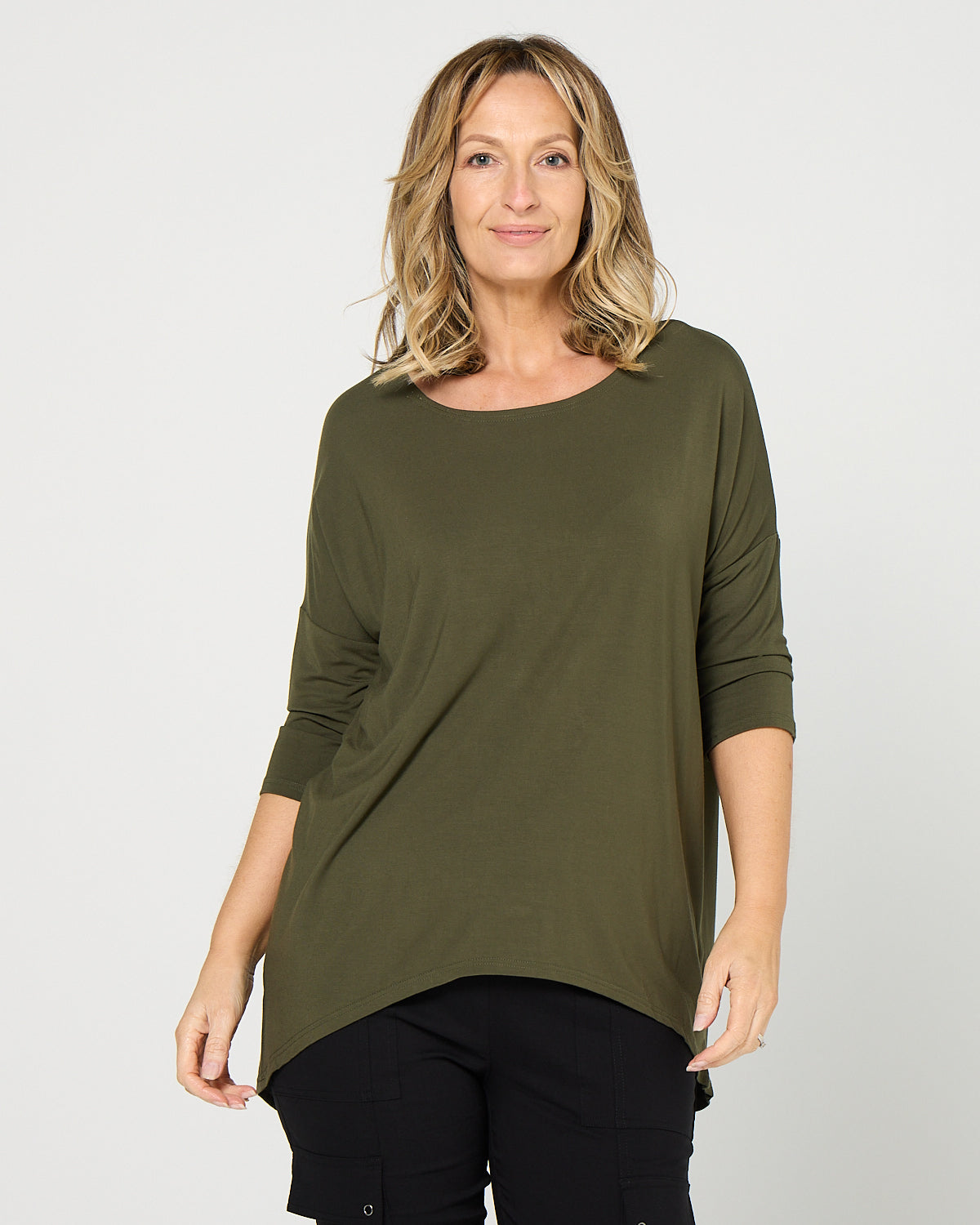 Irena Bamboo Top - Khaki