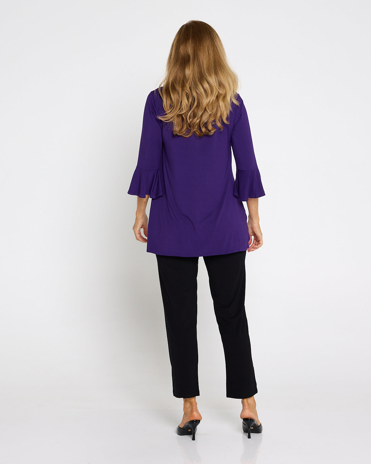 Lacey Bamboo Top - Purple