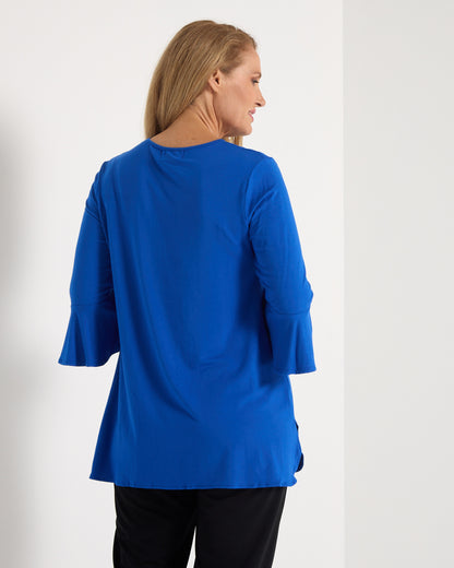 Lacey Bamboo Top - Royal Blue