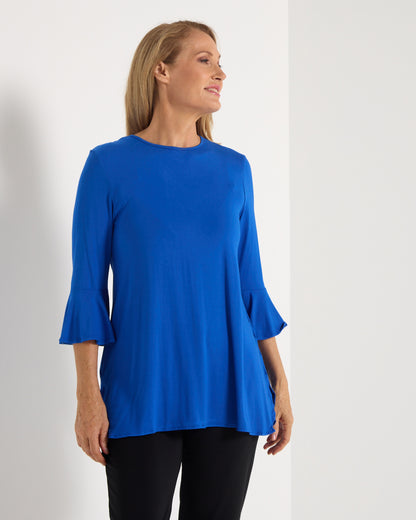 Lacey Bamboo Top - Royal Blue
