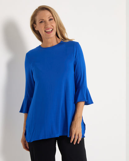 Lacey Bamboo Top - Royal Blue