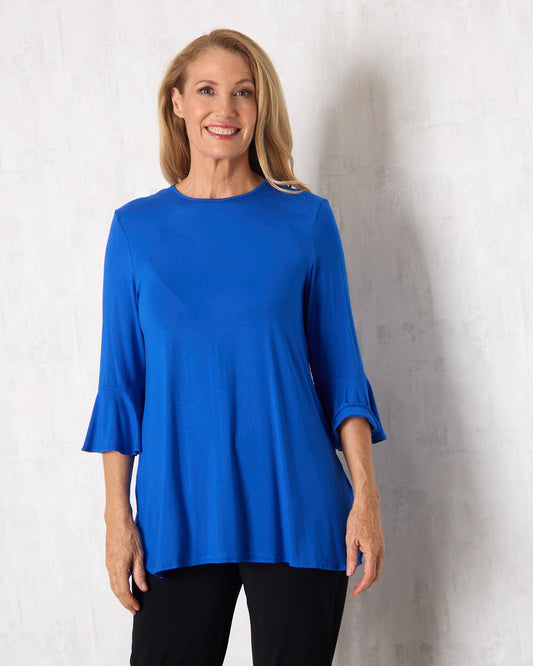 Lacey Bamboo Top - Royal Blue