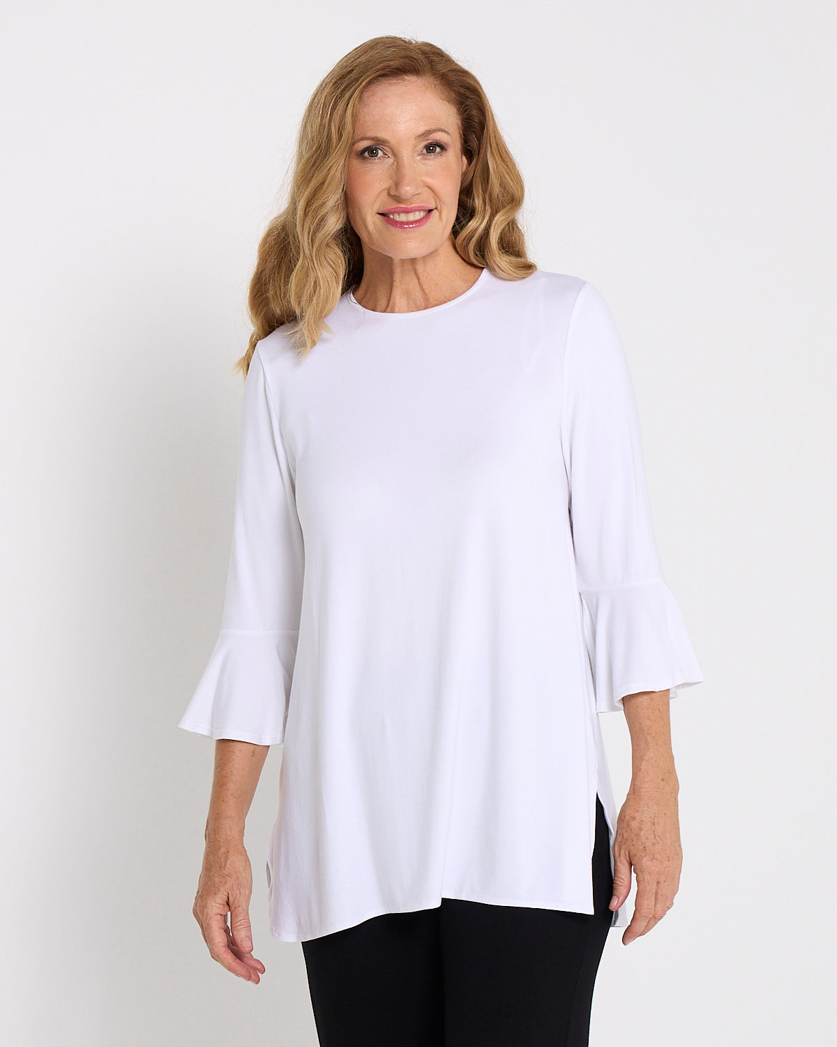 Lacey Bamboo Top - White