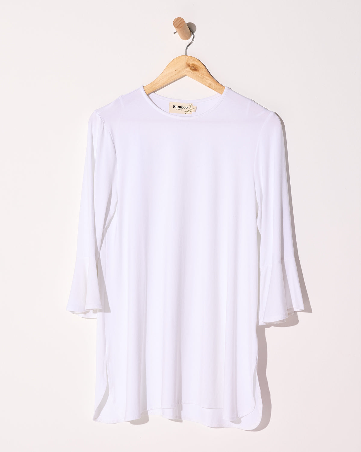 Lacey Bamboo Top - White
