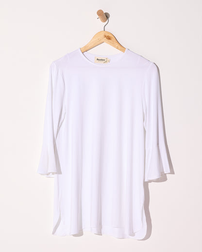 Lacey Bamboo Top - White